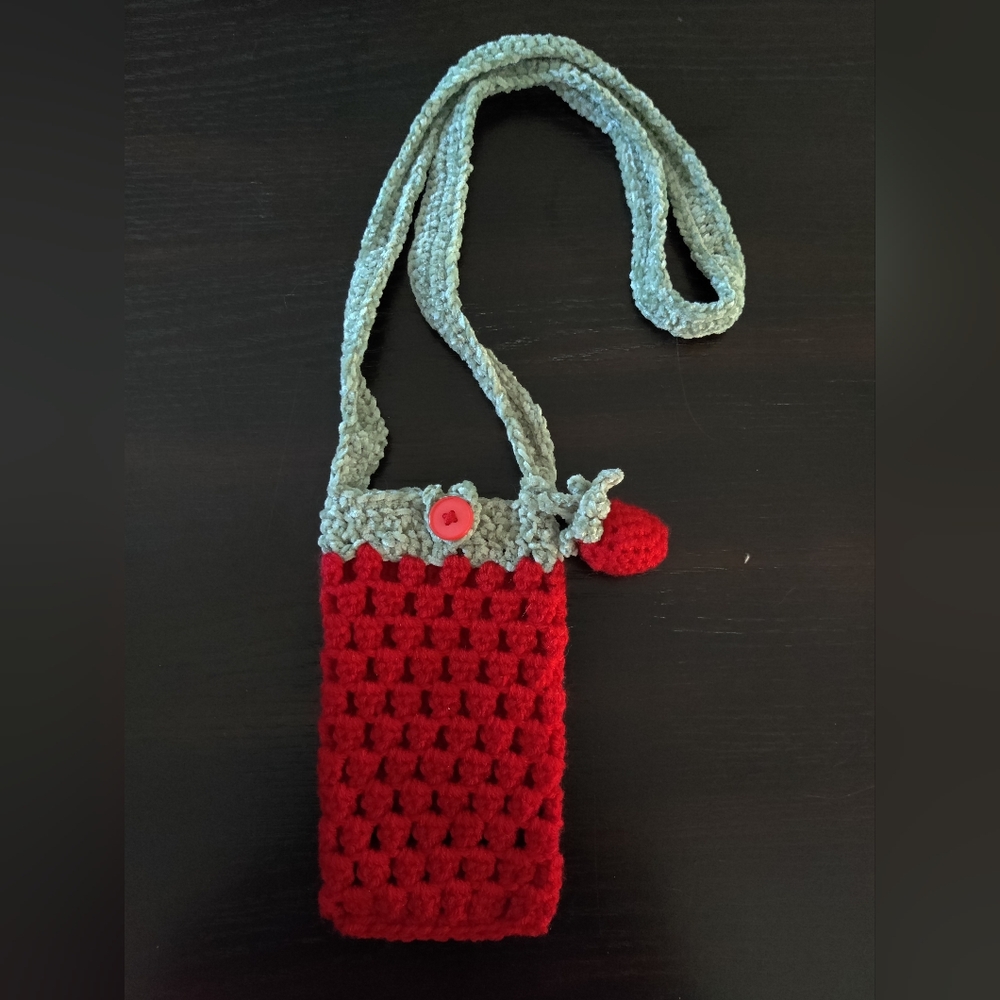 Vibrant Crochet Crossbody Bag
